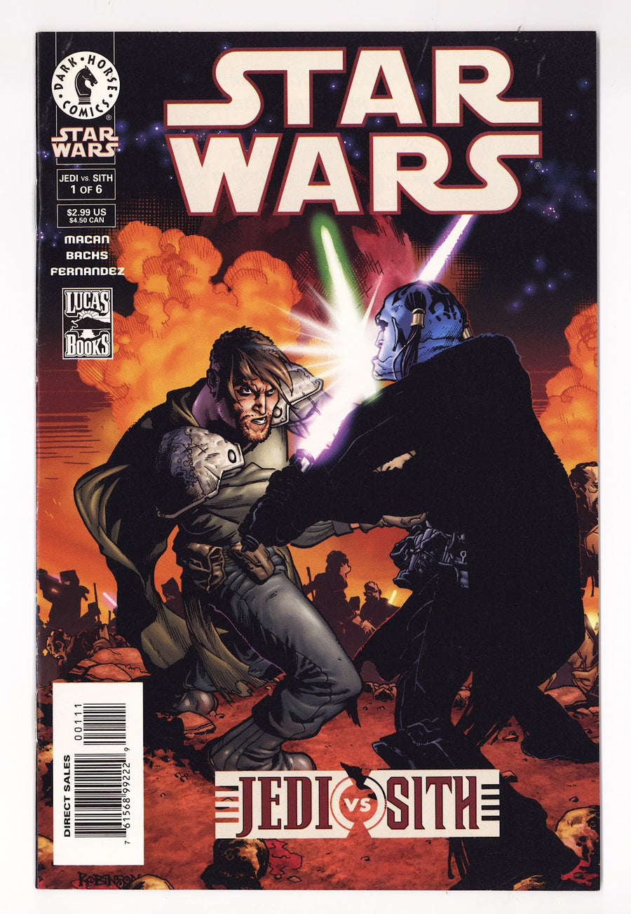 Star Wars: Jedi vs. Sith Vol 1 1  VF (8.0)   (2001)     