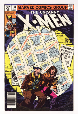 The X-Men Vol 1 141  FN+ (6.5)   (1981)   Newsstand