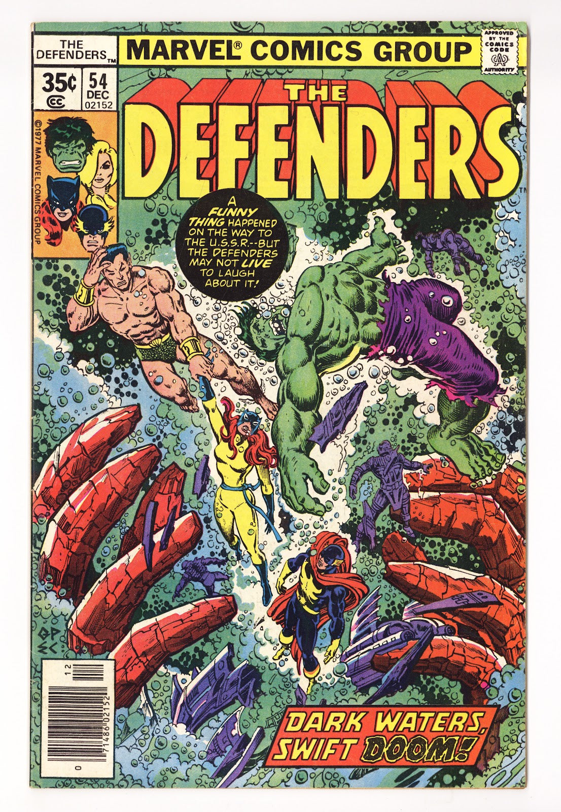 The Defenders Vol 1 54  Low Grade   (1977)     