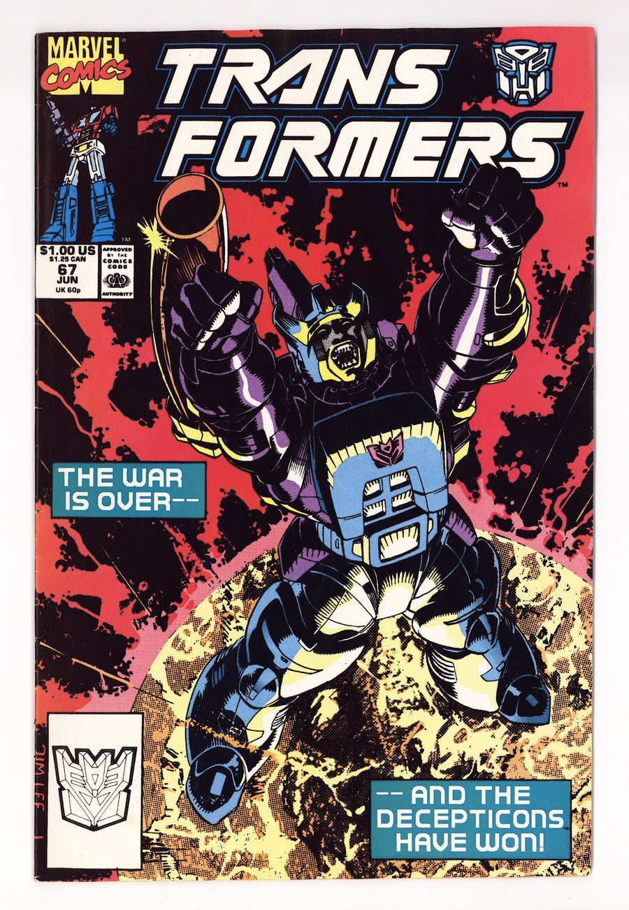 The Transformers Vol 1 67  VF- (7.5)   (1990)     