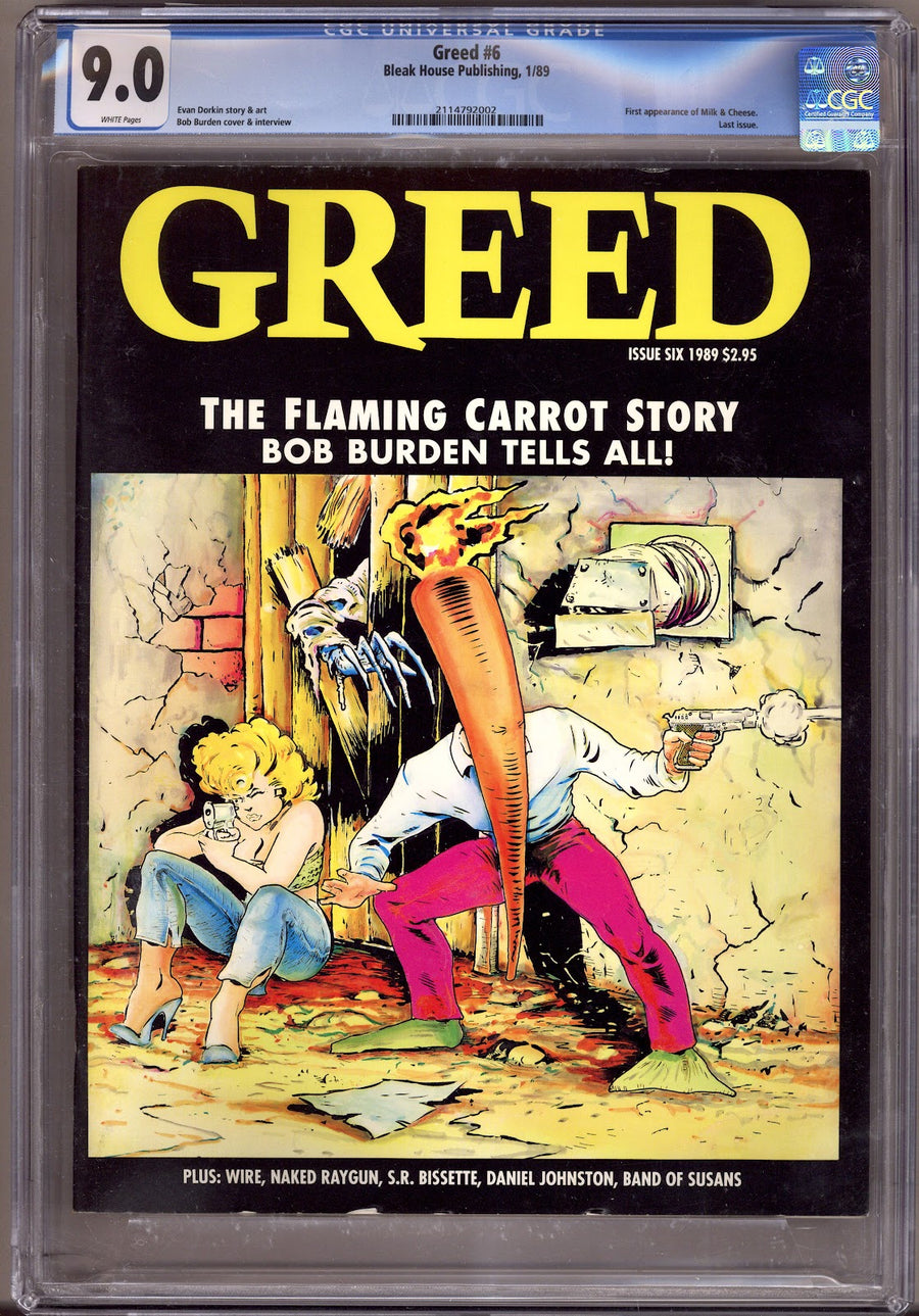 Greed   6 CGC 9.0 (VF/NM) Cracked Case  (1989)
