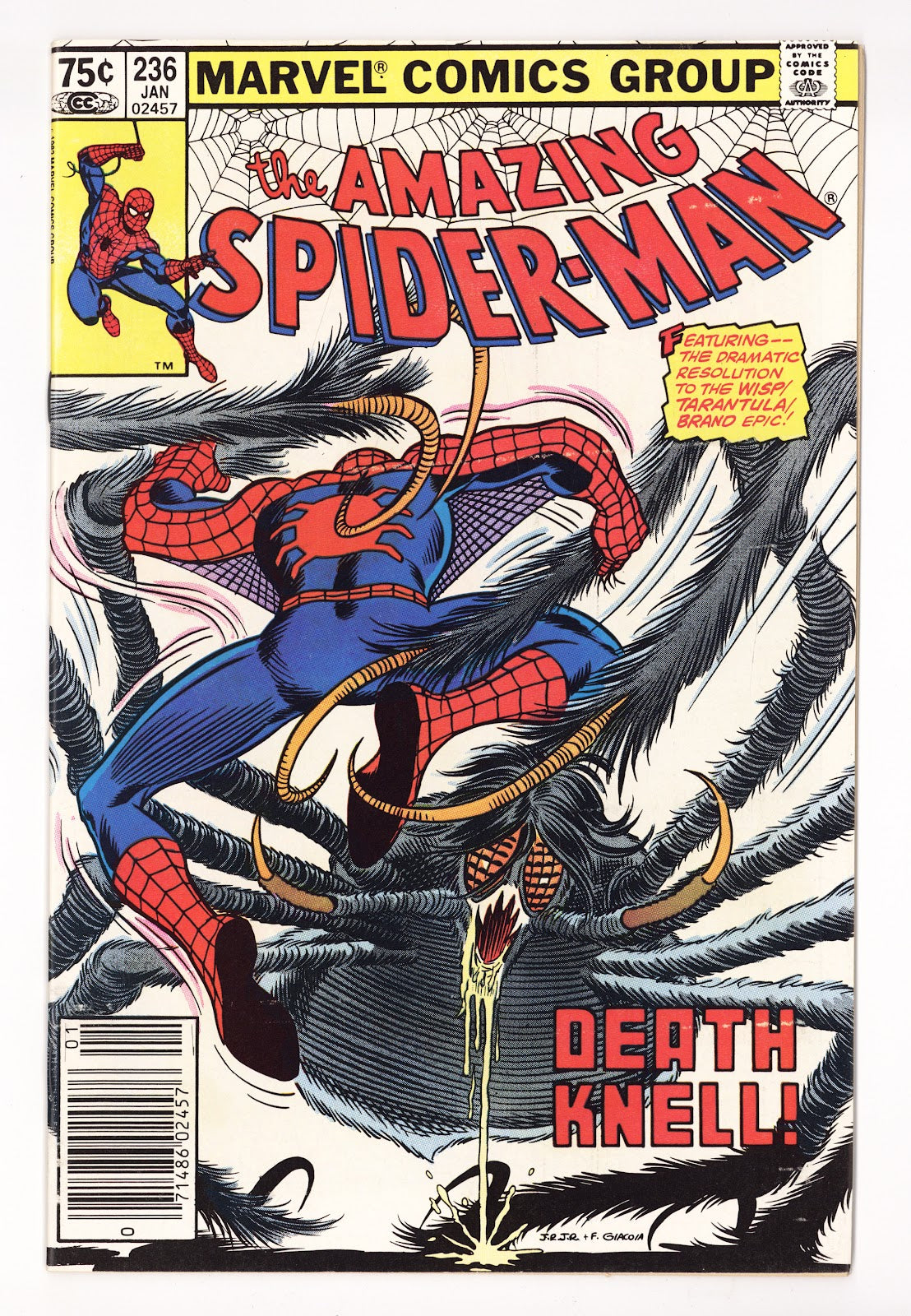 The Amazing Spider-Man Vol 1 236 VF/NM (9.0) (1983) Canadian Price Variant 