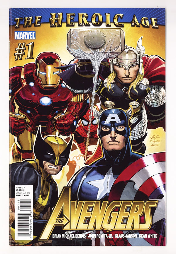 Avengers Vol 4 1  VF/NM (9.0)   (2010)