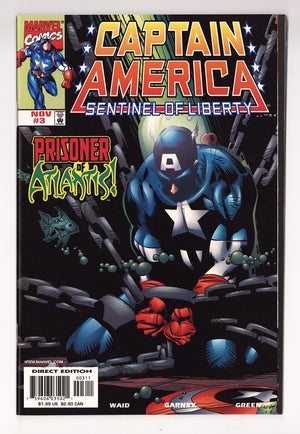 Captain America: Sentinel of Liberty Vol 1 3  High Grade   (1998)   Direct Edition