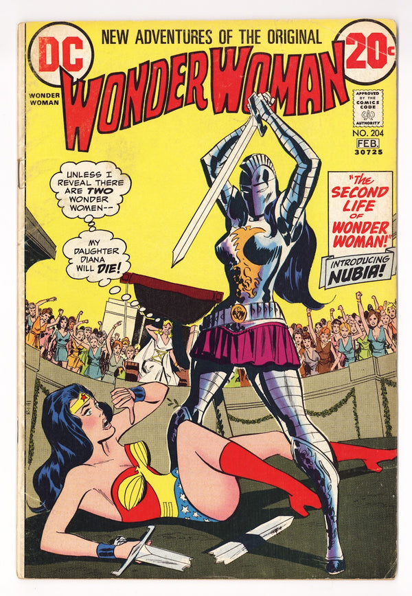Wonder Woman Vol 1 204  VG- (3.5)   (1973)