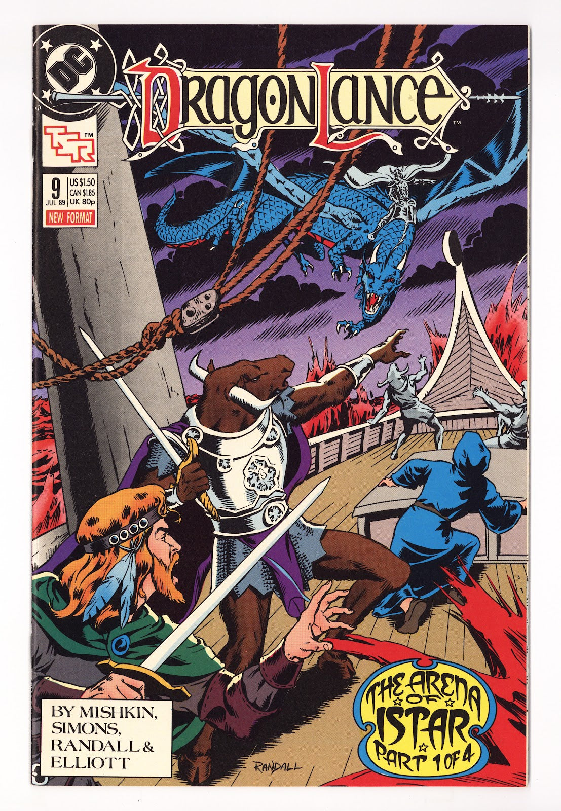 Dragonlance Comic Book 9 High Grade (1989) 