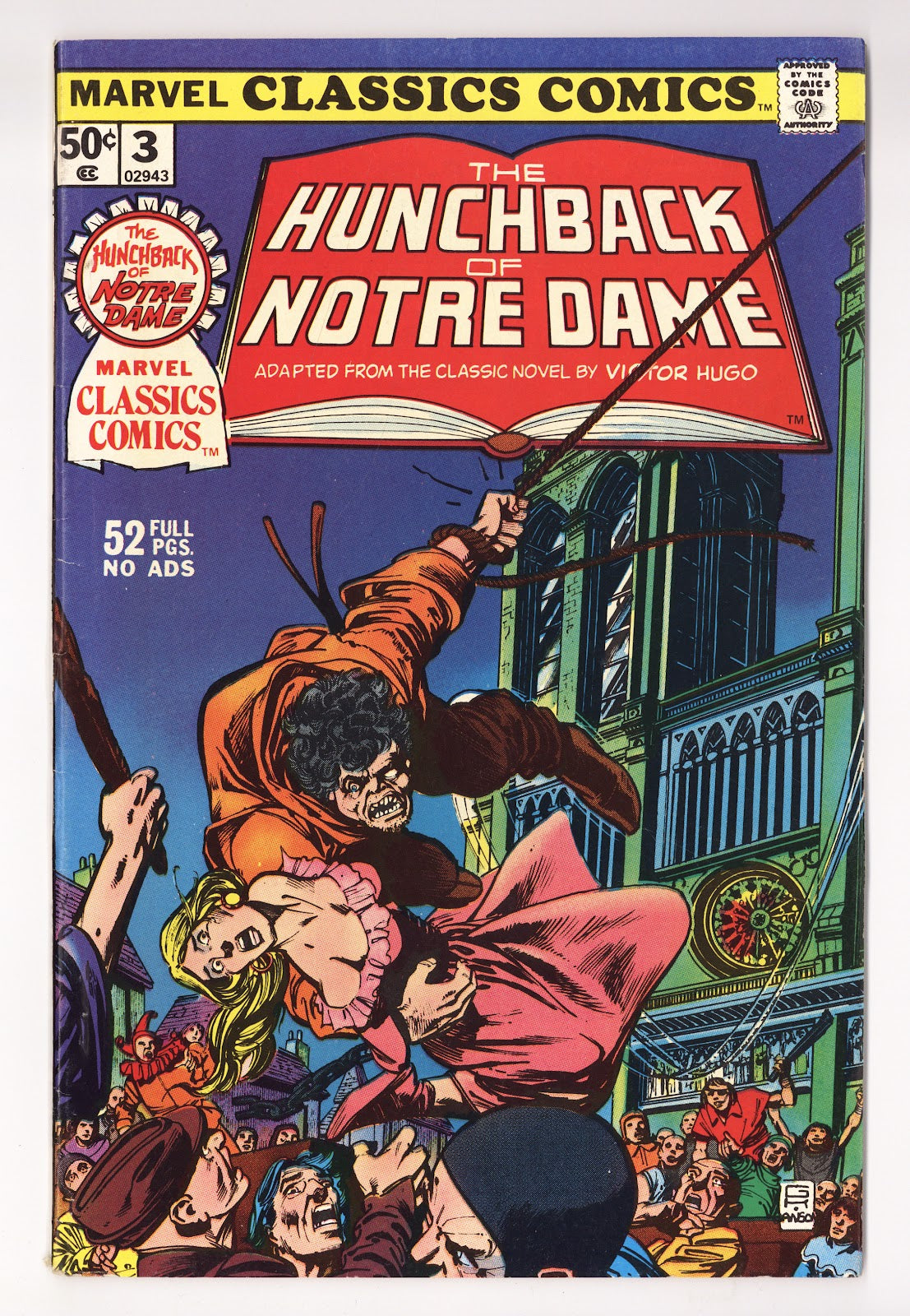 Marvel Classics Comics 3 Mid Grade (1976) 