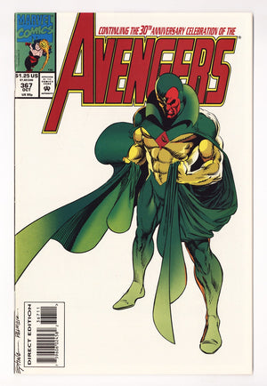 The Avengers Vol 1 367 Mid Grade (1993)