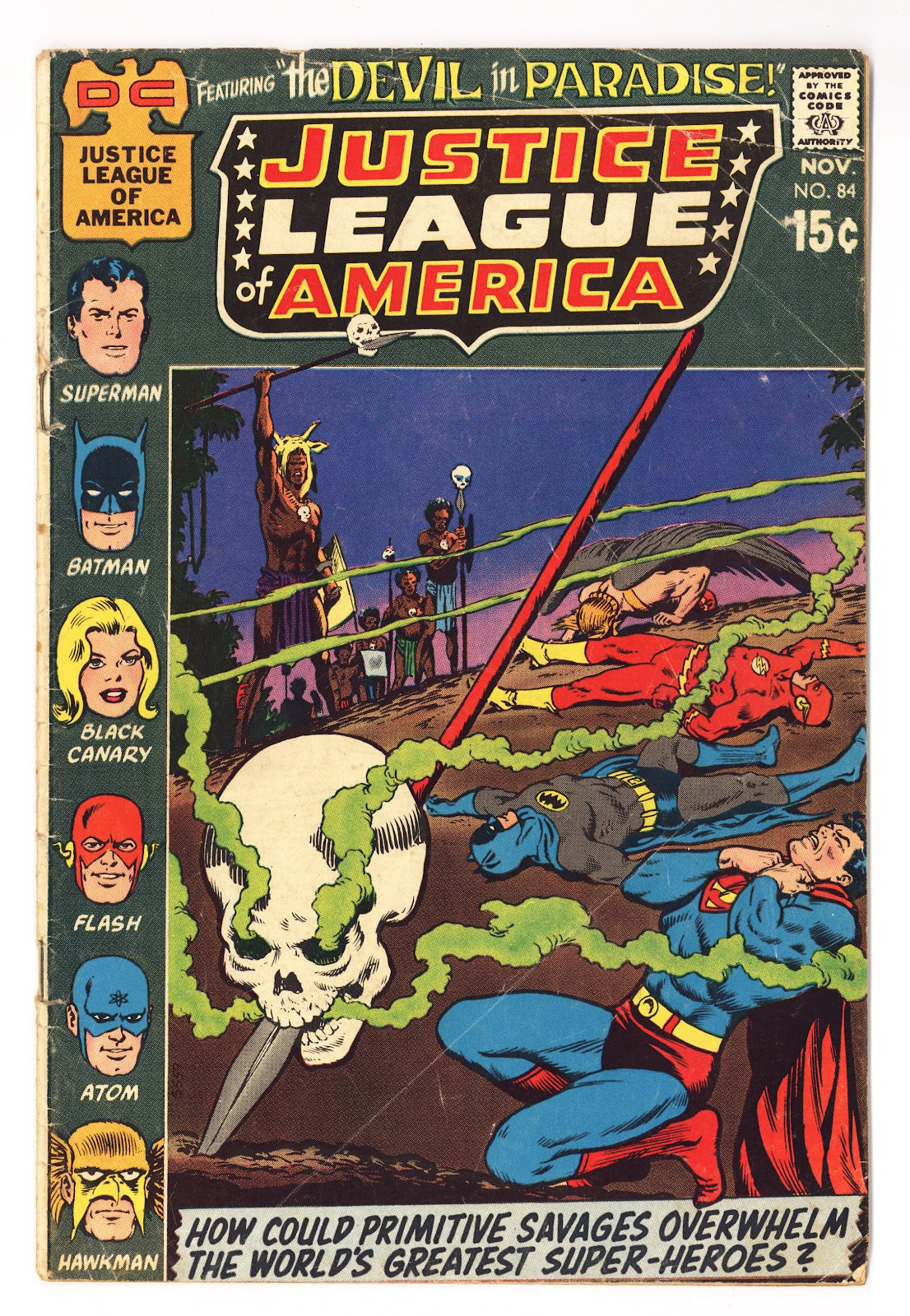Justice League of America Vol 1 84  Very Low Grade   (1970)     