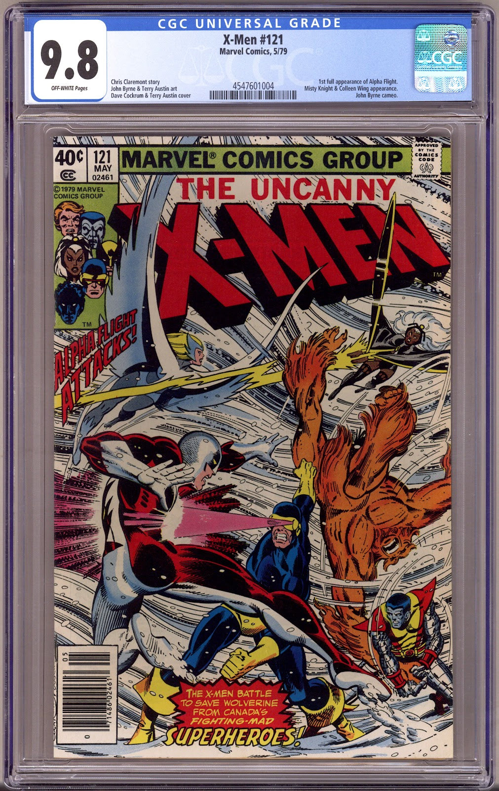 The X-Men Vol 1 121 CGC 9.8 (NM/M) (1979) 