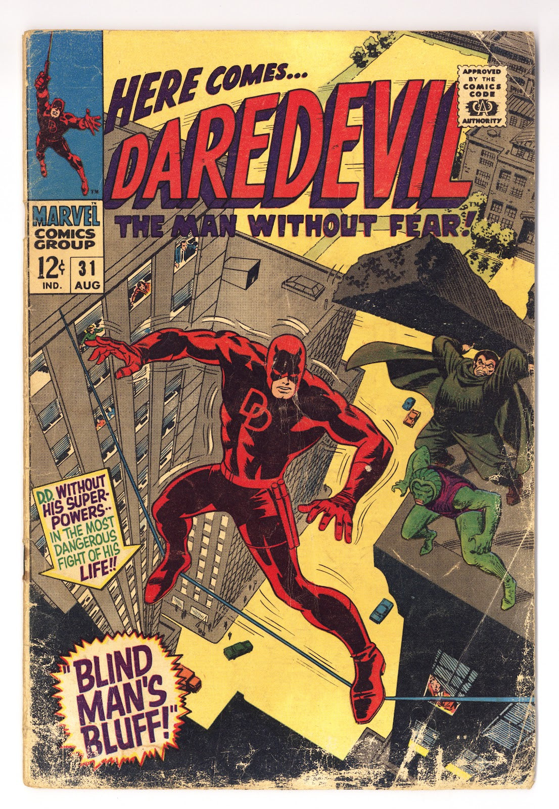 Daredevil Vol 1 31 GD+ (2.5) (1967) 
