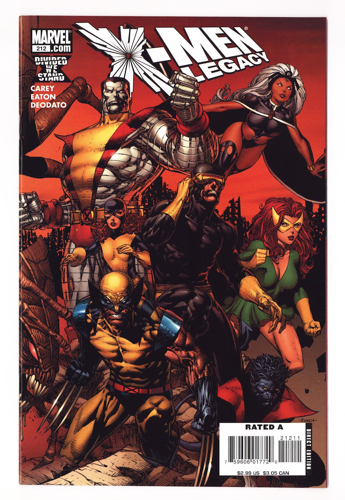 X-Men: Legacy Vol 1 212 High Grade (2008) 
