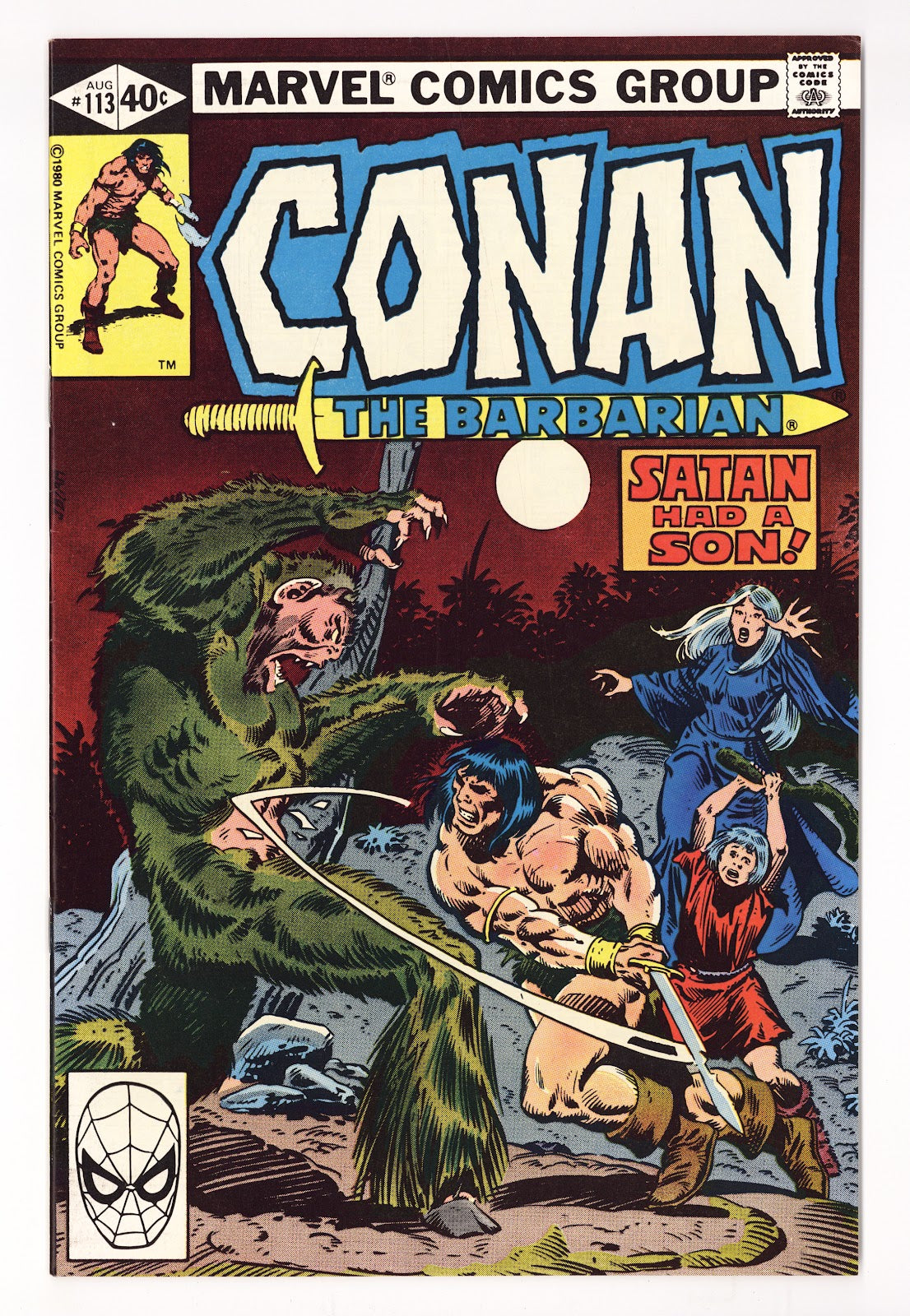 Conan the Barbarian Vol 1 113  High Grade   (1980)     