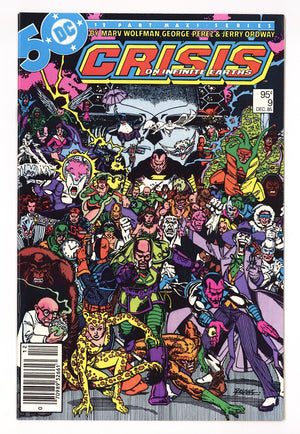 Crisis on Infinite Earths 9 VF (8.0) (1985) Canadian Price Variant
