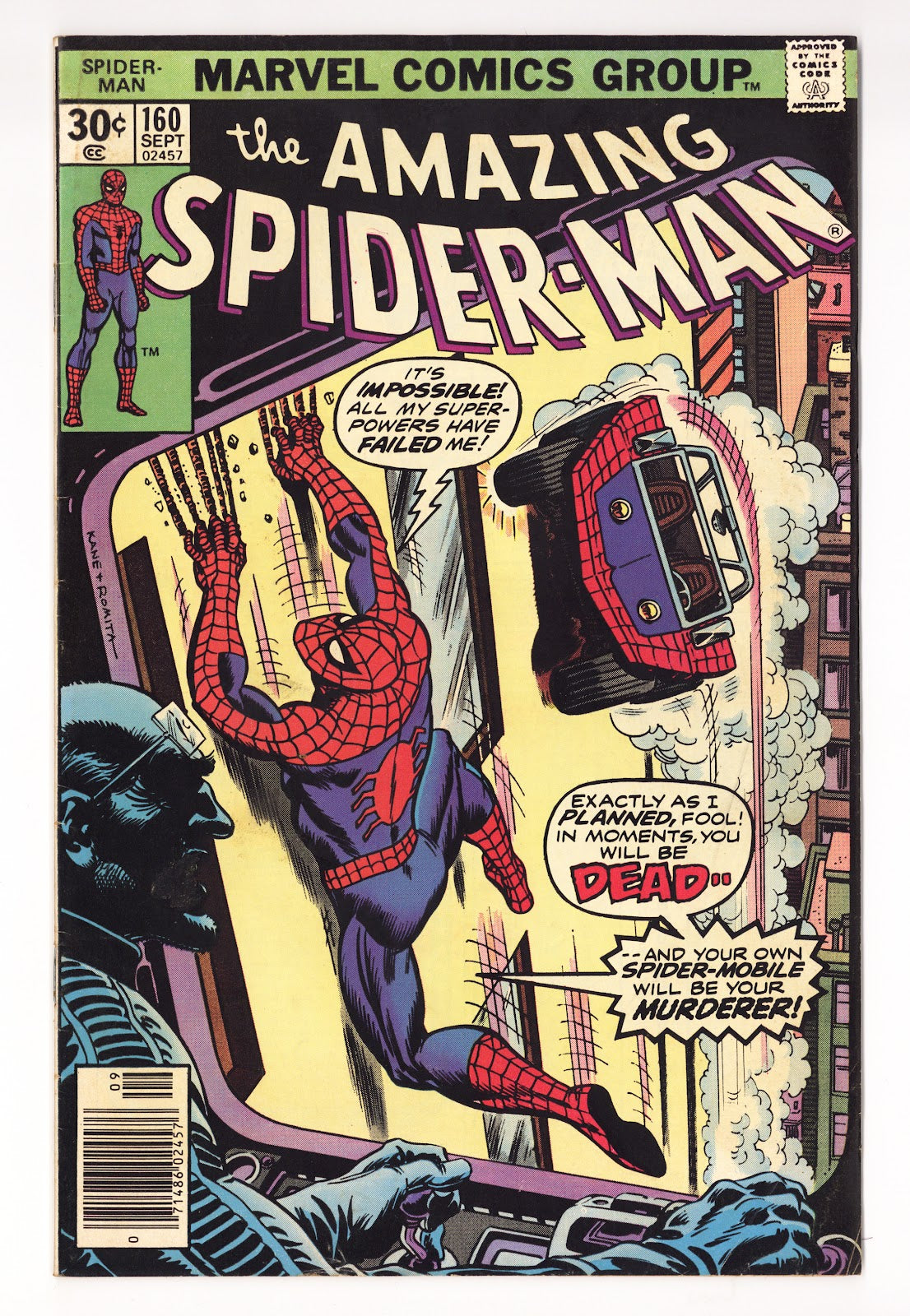 The Amazing Spider-Man Vol 1 160  FN- (5.5)   (1976)