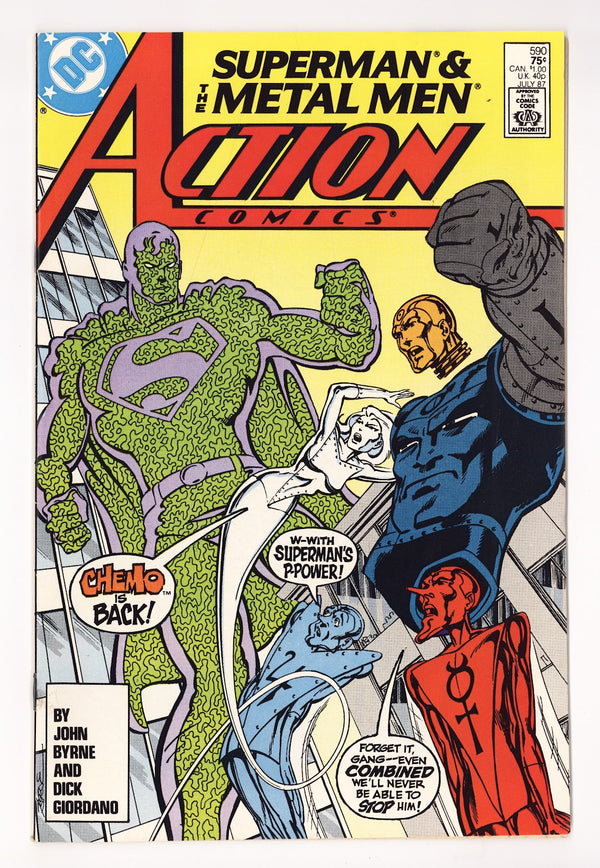 Action Comics Vol 1 591 Mid Grade (1987) Direct