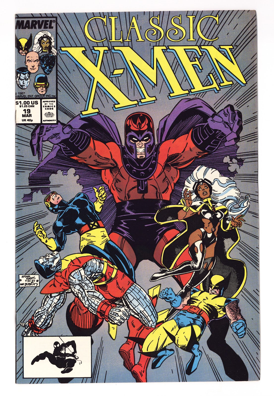 Classic X-Men 19 Mid Grade (1988) Direct 