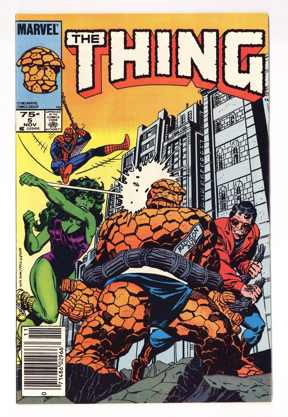The Thing Vol 1 5  Mid Grade   (1983)   Canadian Price Variant