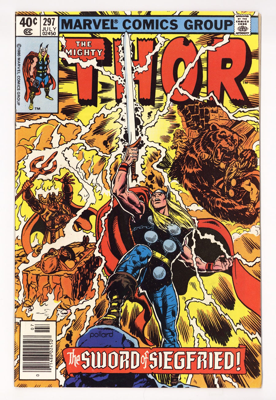 Thor Vol 1 297 High Grade (1980) Direct 