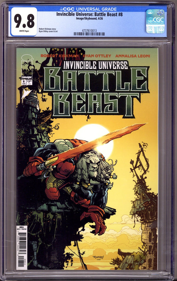Invincible Universe: Battle Beast 8 CGC 9.8 (NM/M) (2026)