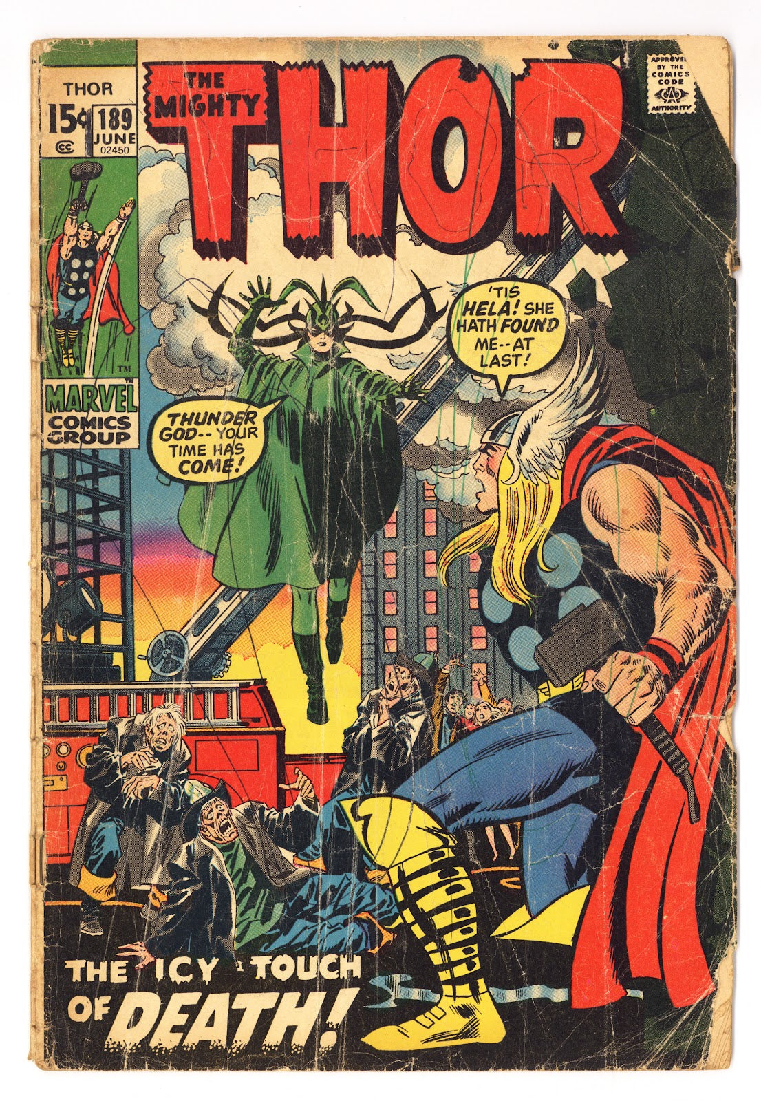 Thor Vol 1 189 GD- (1.8) (1971) 