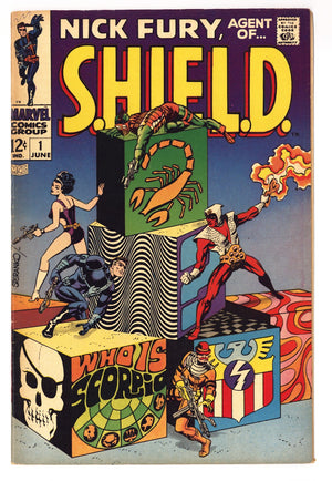 Nick Fury, Agent of SHIELD Vol 1 1  FN/VF (7.0)   (1968)