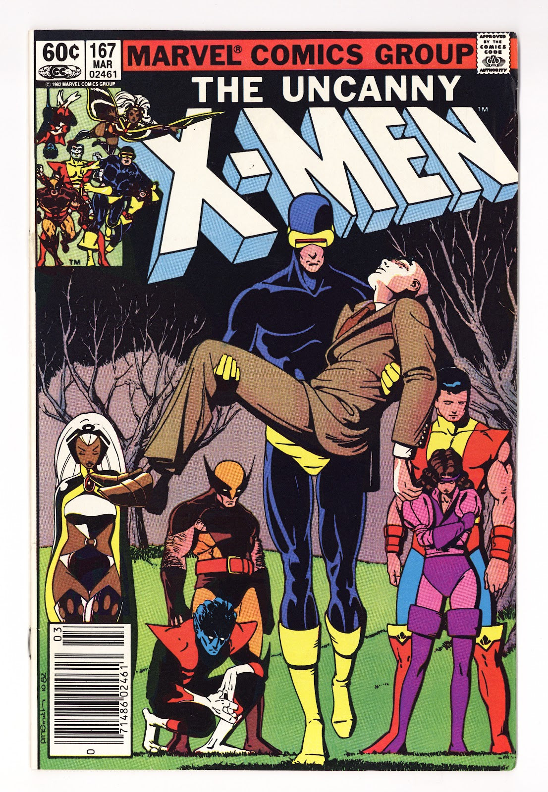 The Uncanny X-Men Vol 1 167  Mid Grade   (1983)   Newsstand  