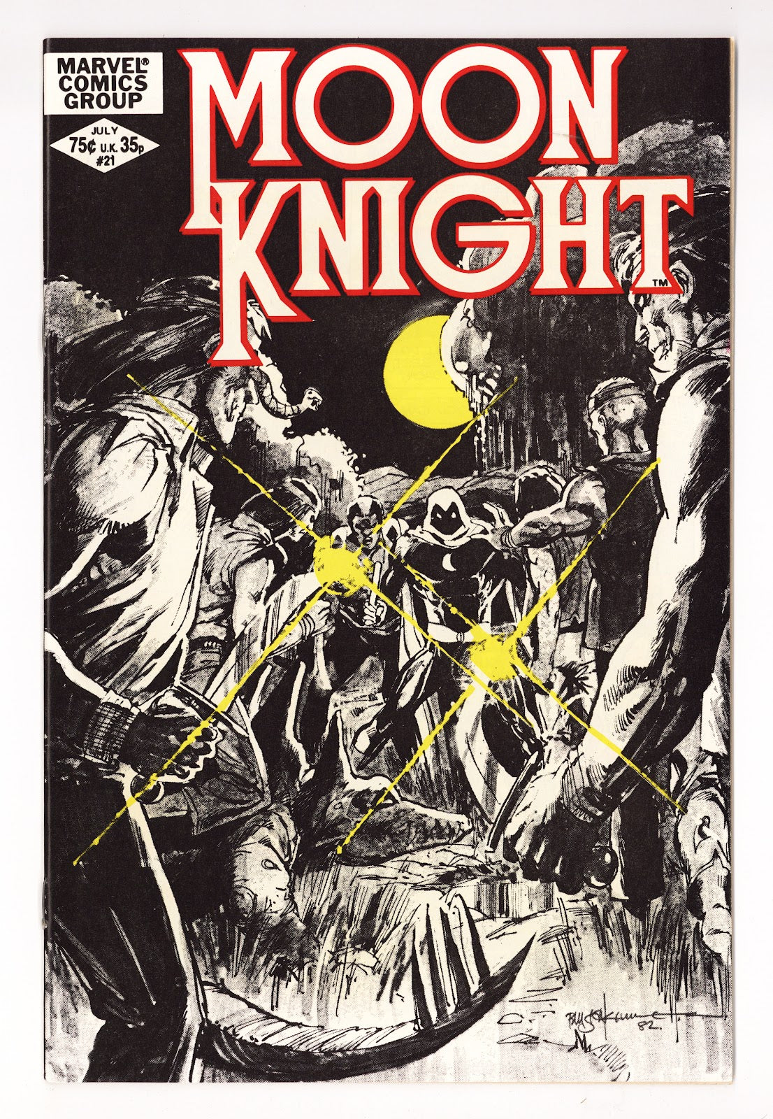 Moon Knight Vol 1 21 NM- (9.2) (1982) 