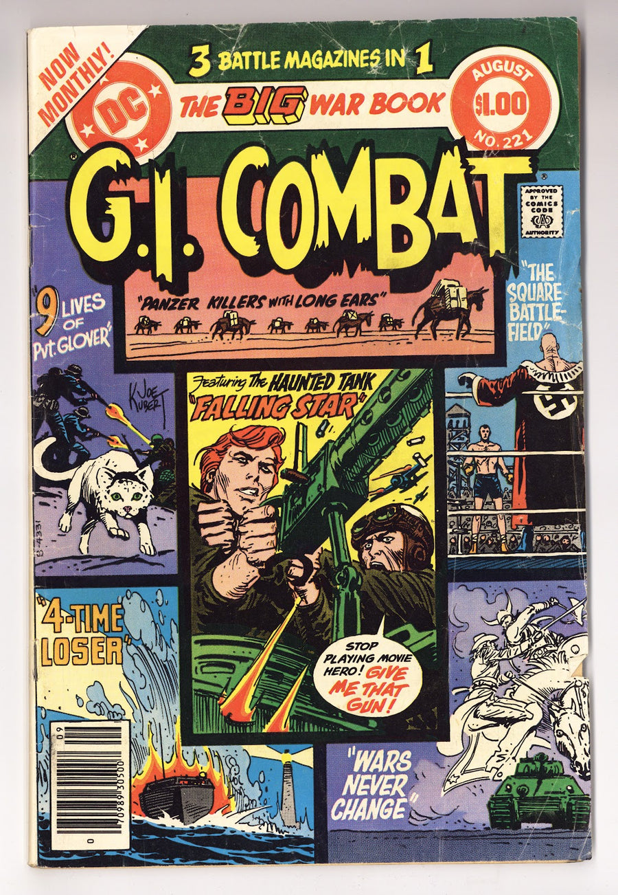 G.I. Combat Vol 1 221  Very Low Grade   (1980)