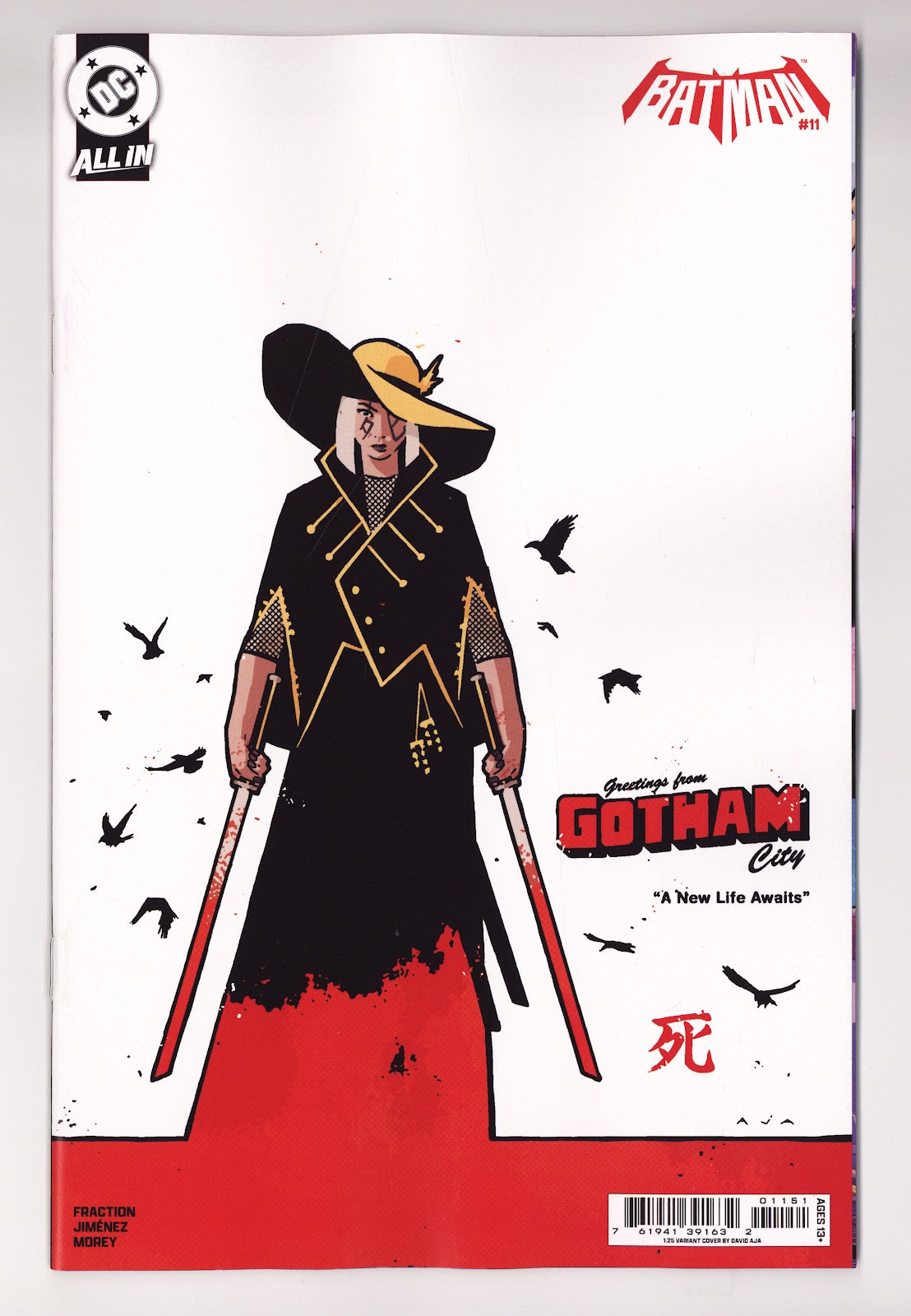 Batman Vol 4 11 Aja Incentive NM (2026)