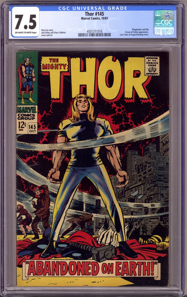 Thor Vol 1 145 CGC 7.5 (VF-) (1967)