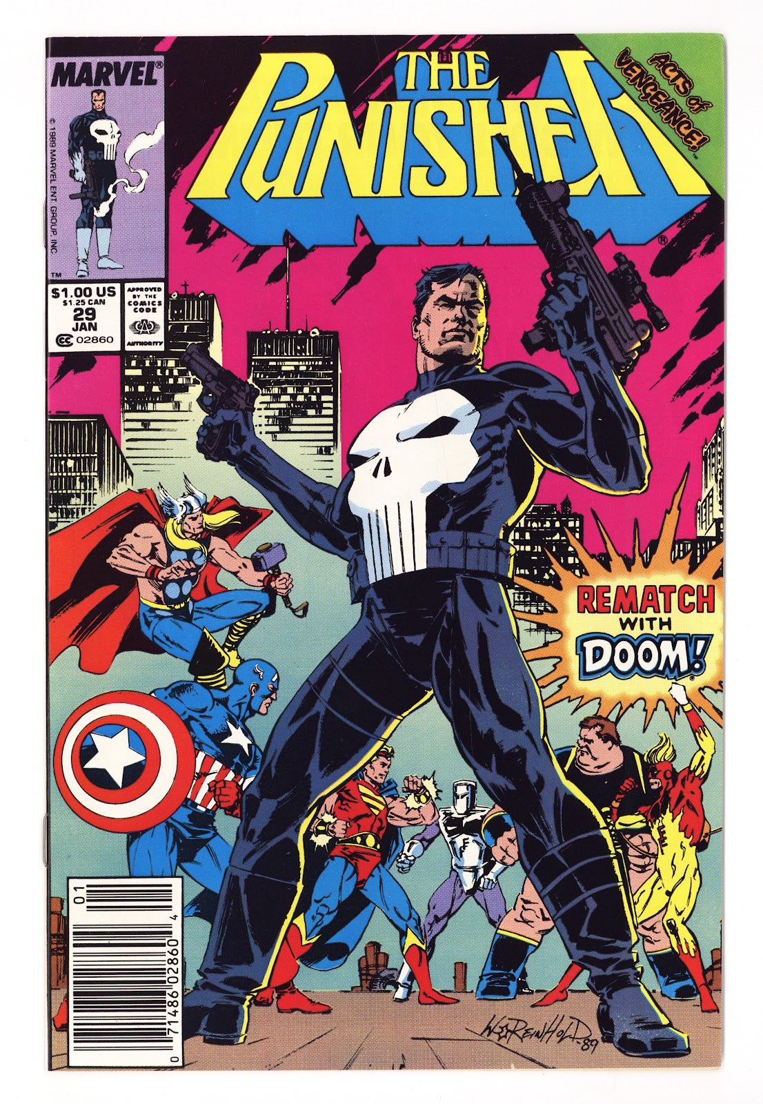 The Punisher Vol 2 29 High Grade (1990) Newsstand 