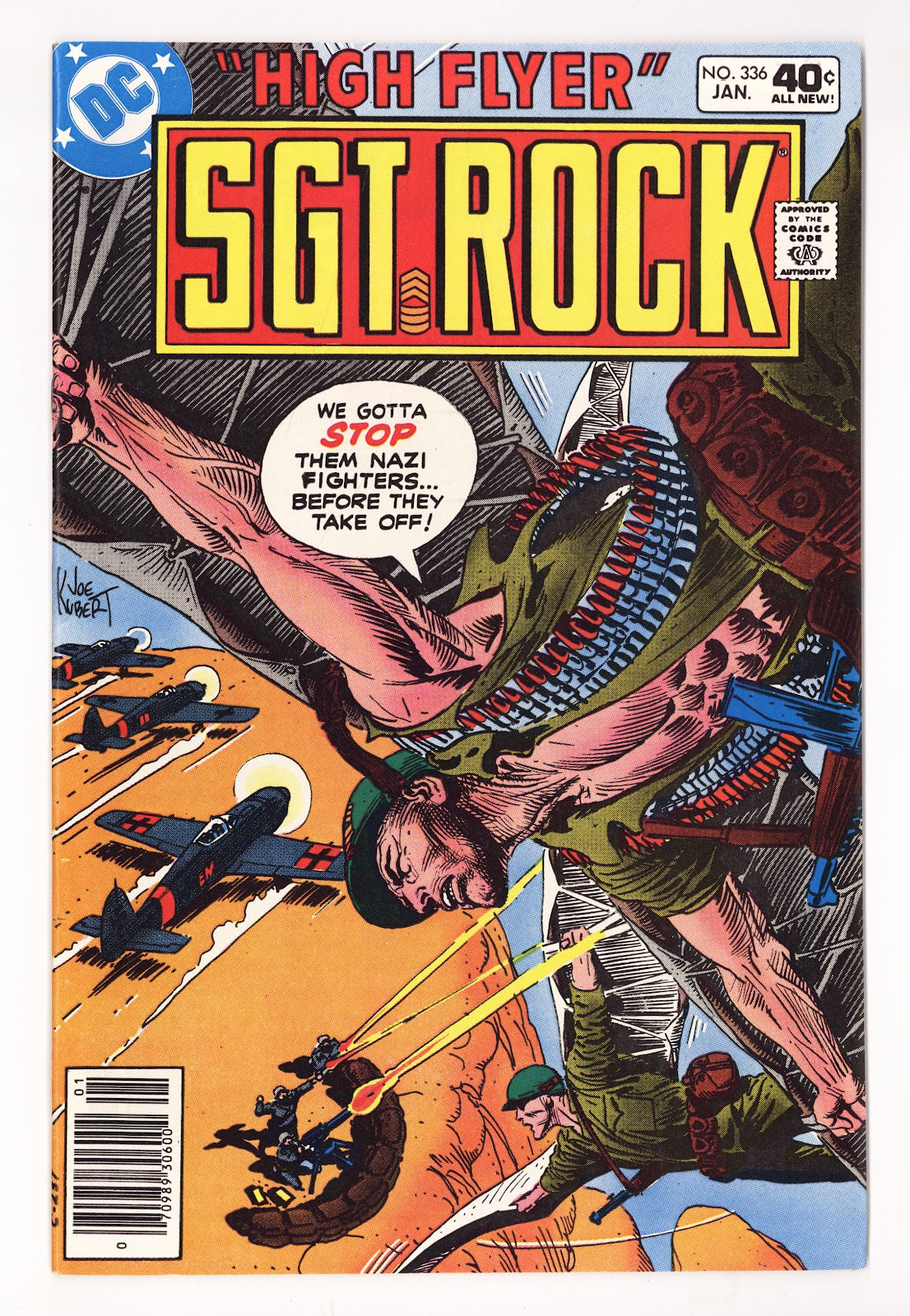 Sgt. Rock Vol 1 336  High Grade   (1980)     