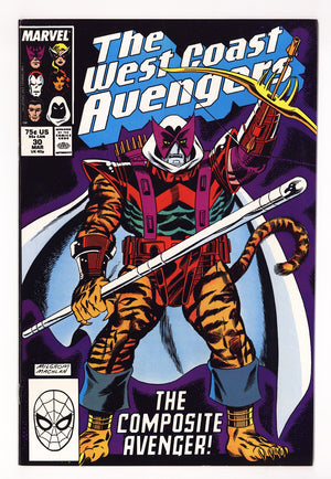 West Coast Avengers Vol 2 30  High Grade   (1988)   Direct