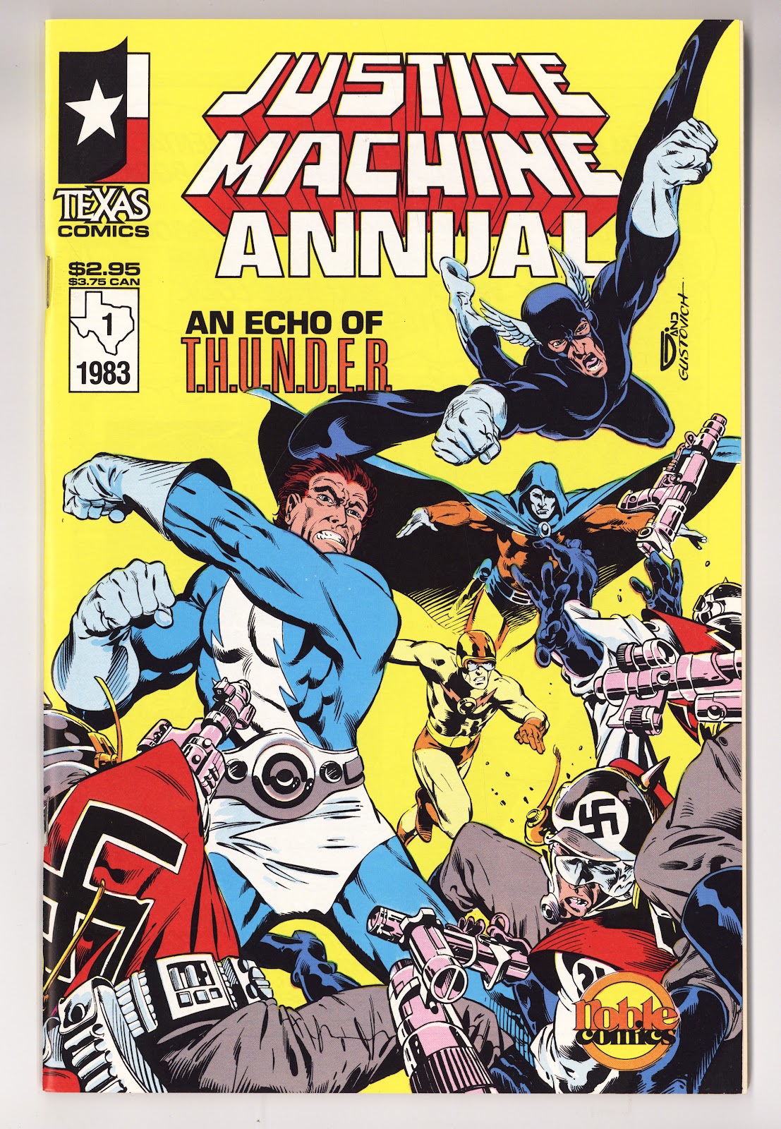 Justice Machine Annual 1 VF/NM (9.0) (1983) 