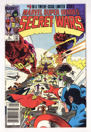 Marvel Super-Heroes Secret Wars Vol 1 9 VF- (7.5) (1985) Canadian Price Variant
