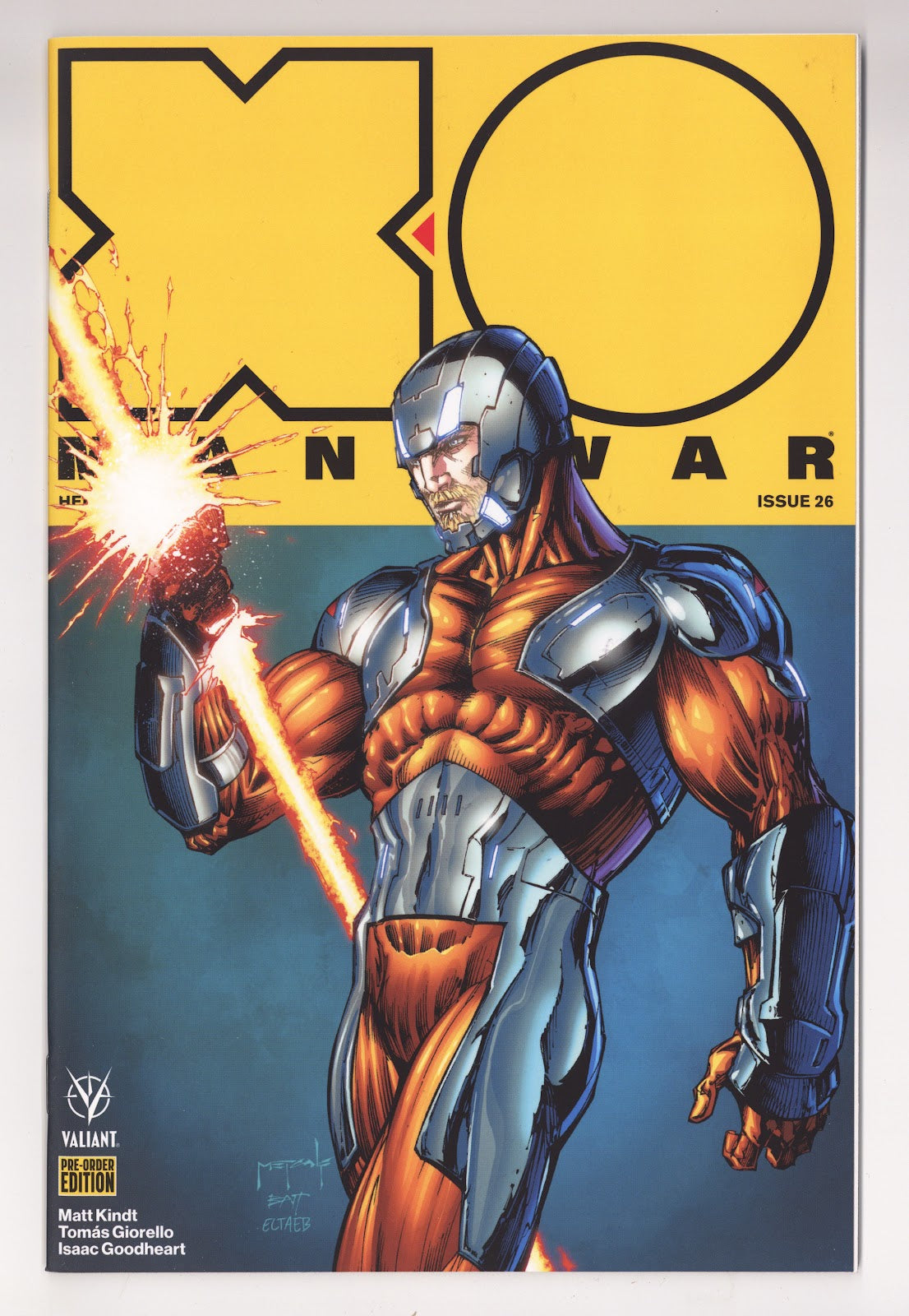 X-O Manowar (2017) Vol 4 26 Pre-Order Edition High Grade (2019) 
