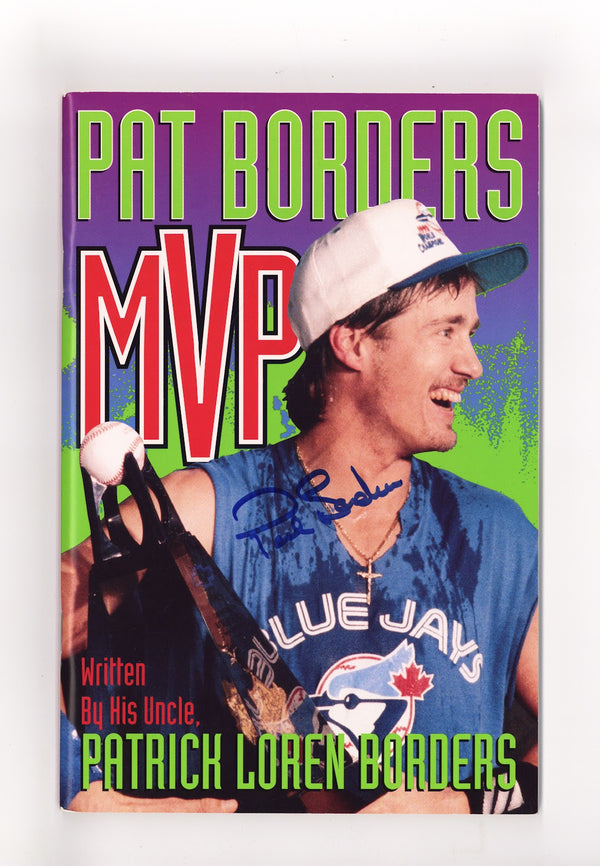 Pat Borders MVP [nn] VF+ (8.5) (1993) Signed x1 Cover Pat Borders