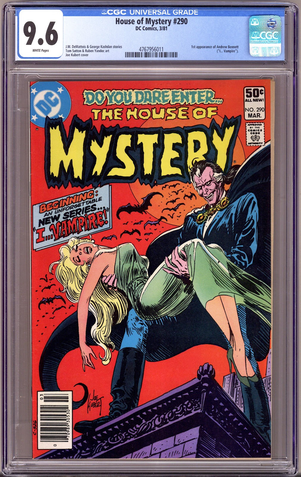 House of Mystery Vol 1 290 CGC 9.6 (NM+)   (1981)   Newsstand  