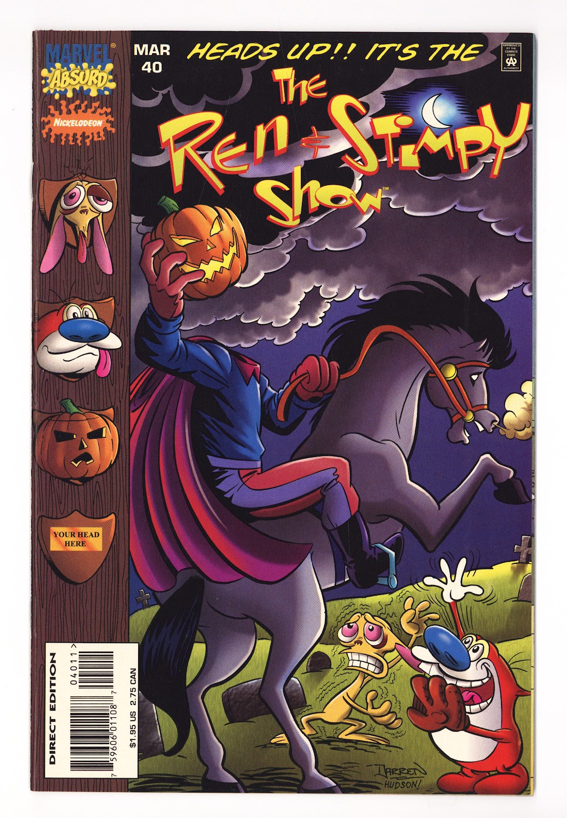 The Ren & Stimpy Show 40 NM- (9.2) (1996)  
