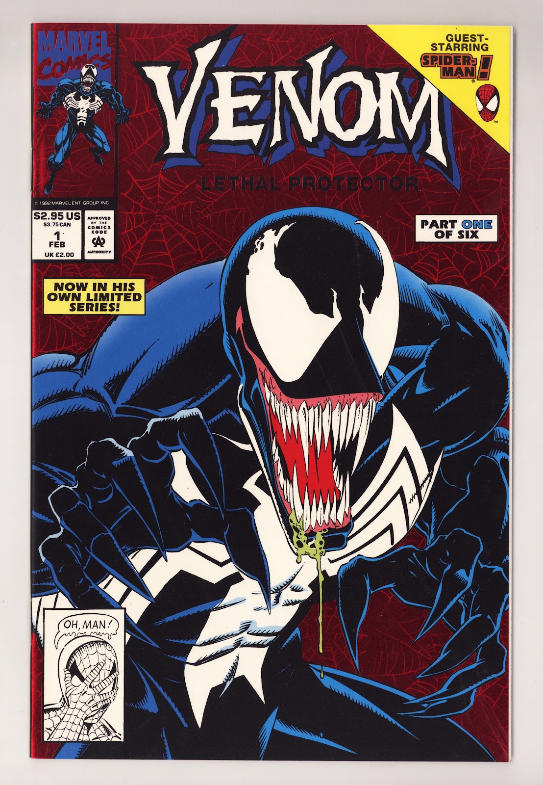 Venom: Lethal Protector Vol 1 1  NM- (9.2)   (1993)     