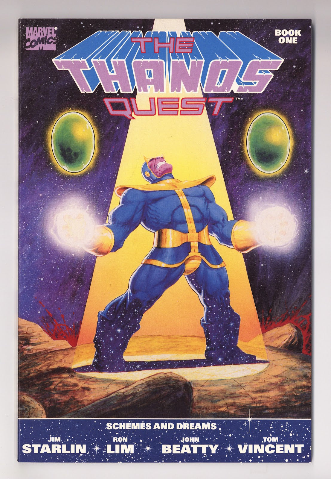 The Thanos Quest 1 NM- (9.2) (1990) 