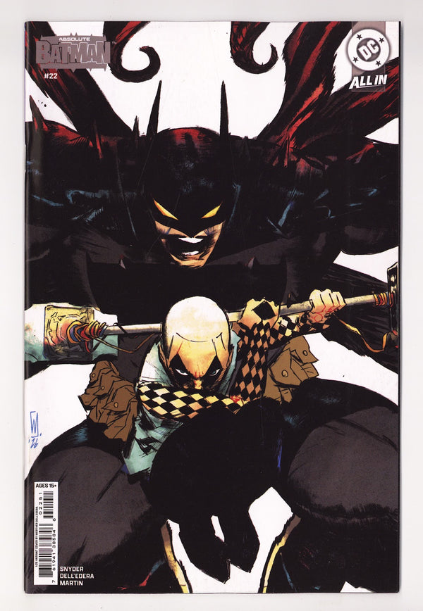 Absolute Batman  22 Edera  B&W Virgin Incentive NM- (9.2) NM- (9.2) (2026)