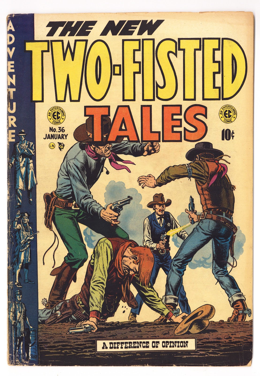 Two-Fisted Tales Vol 1 36 VG/FN (5.0) (1954)  