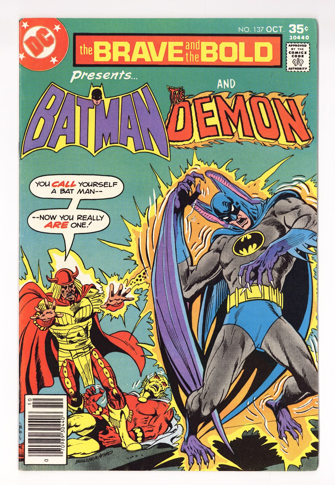 The Brave and the Bold Vol 1 137 Mid Grade (1977) 