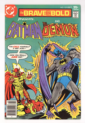 The Brave and the Bold Vol 1 137 Mid Grade (1977)