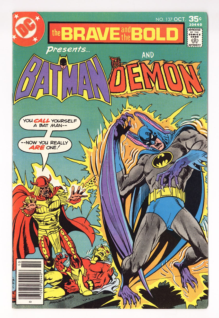The Brave and the Bold Vol 1 137 Mid Grade (1977) 
