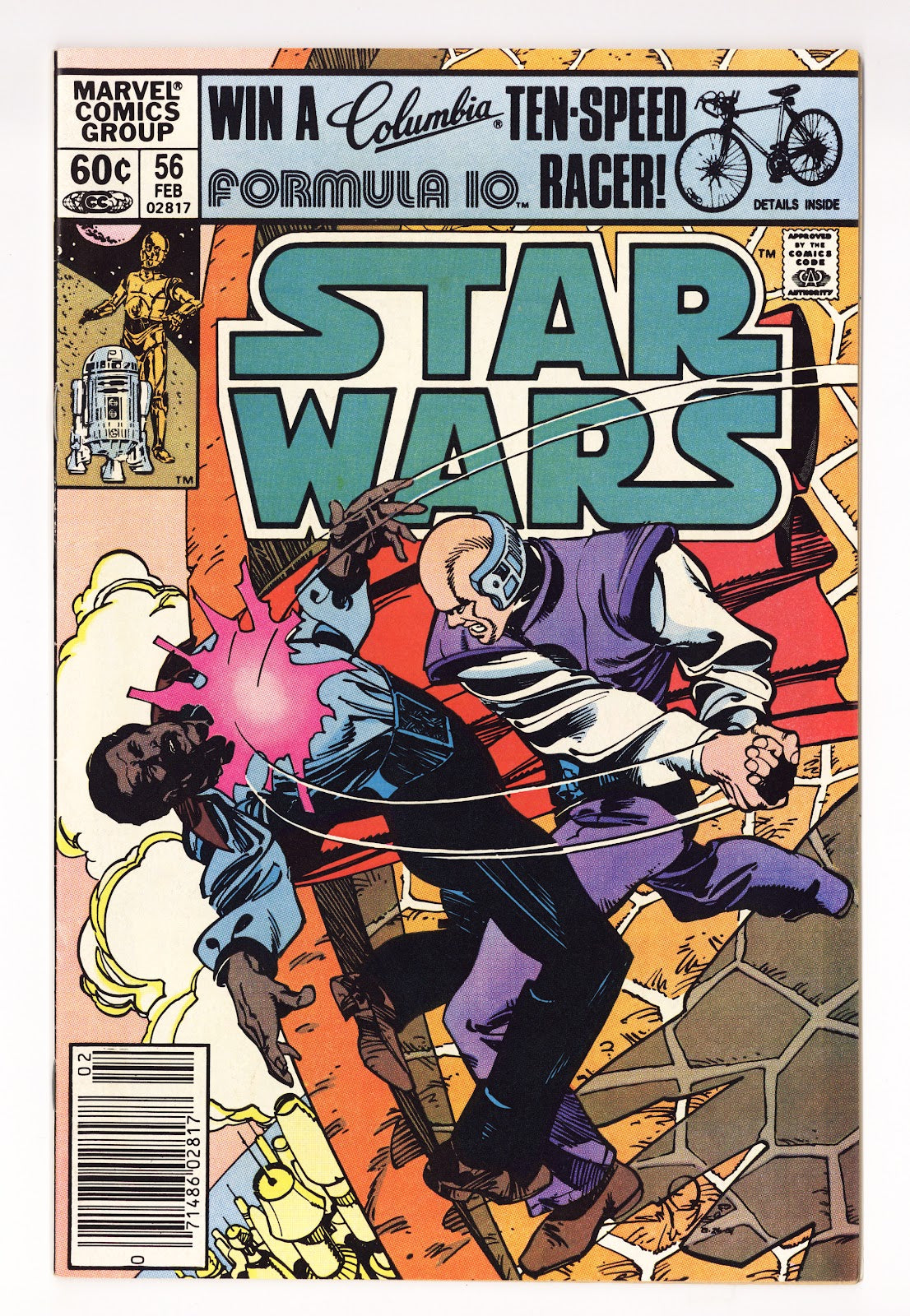 Star Wars Vol 1 56  VF (8.0)   (1982)   Newsstand  