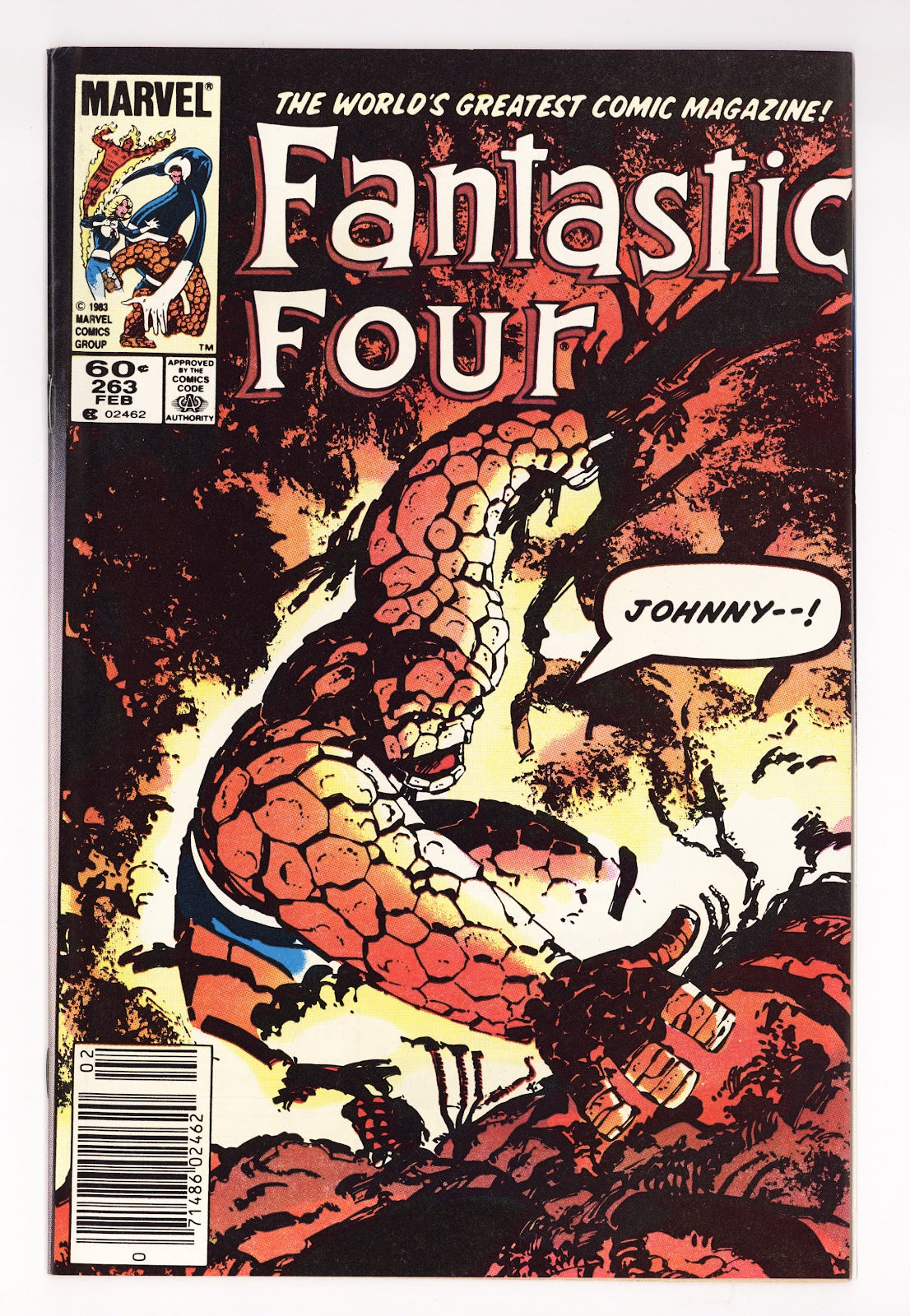 Fantastic Four Vol 1 263 High Grade (1984) Newsstand 