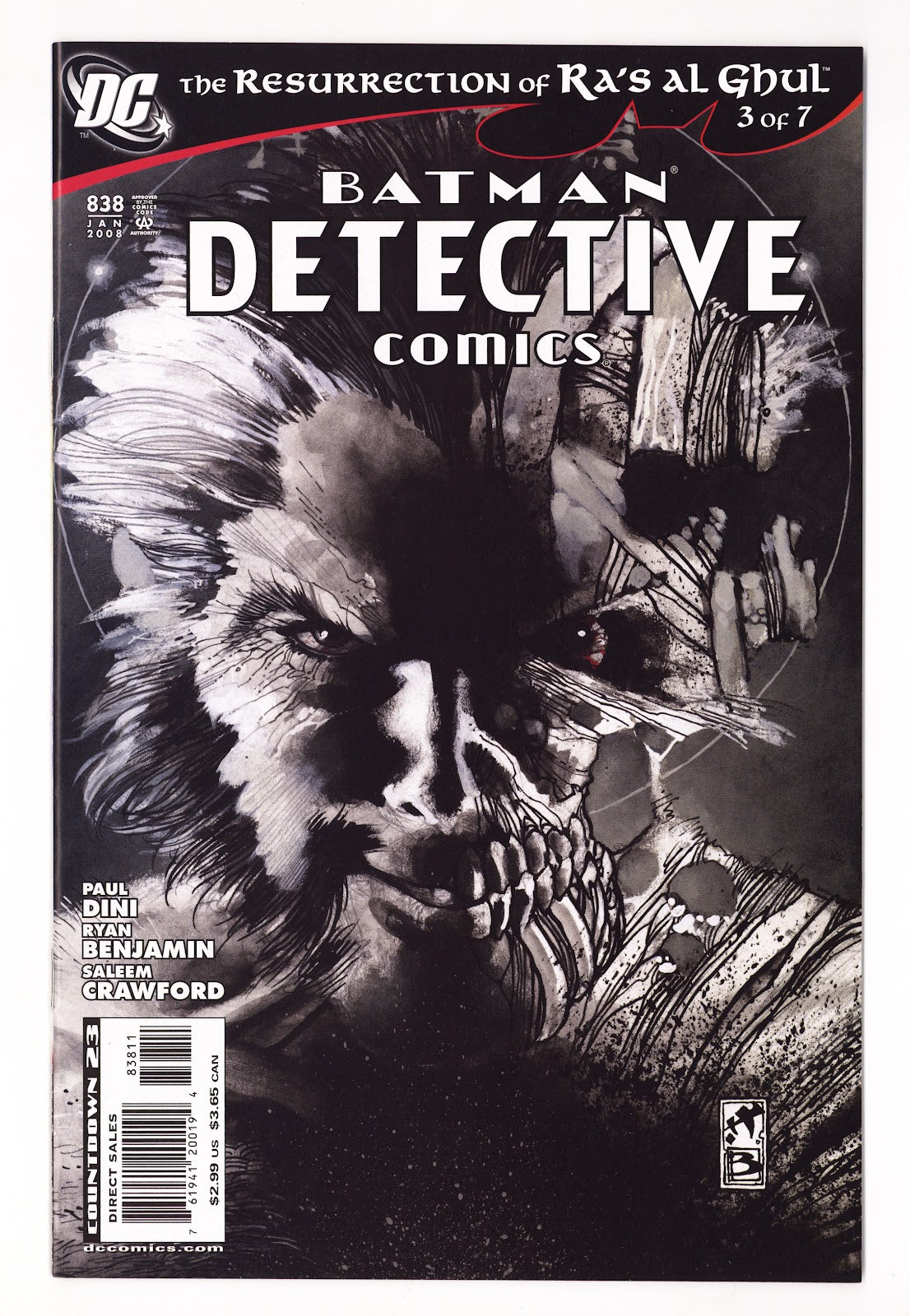 Detective Comics Vol 1 838  High Grade   (2008)